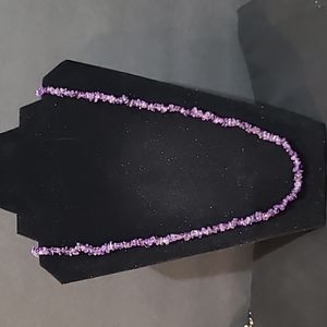 Natural Amethyst Strand necklace